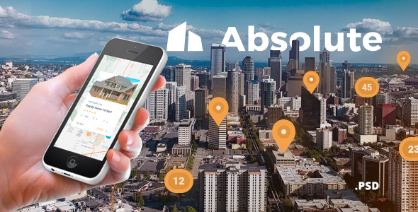 Absolute - Real Estate & Property Sales Responsive Template product preview