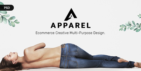 Apparel E-Commerce PSD Template product preview