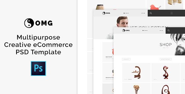 OMG - Multipurpose Creative eCommerce PSD Template listing image