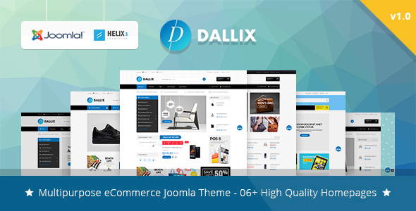 Product preview supplied for Vina Dallix - Multipurpose Joomla & VirtueMart Template