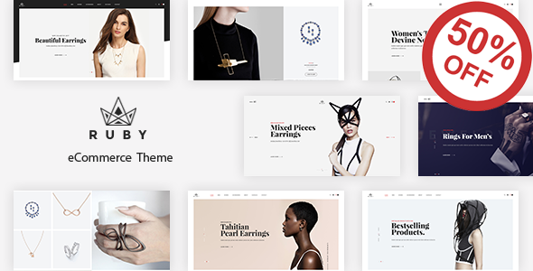 Ruby - Jewelry Store Responsive Prestashop 1.6 & 1.7 Theme product preview
