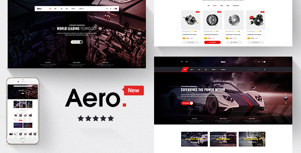 Aero - Car Accessories Responsive Prestashop 1.7 Theme