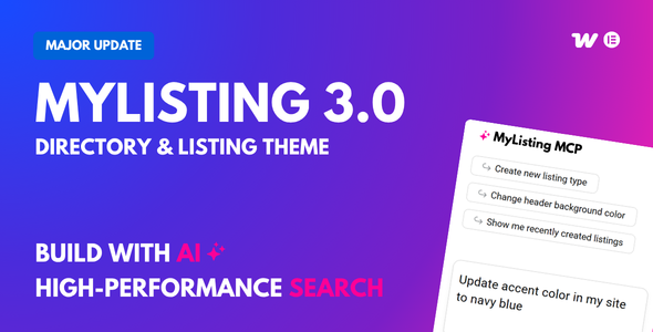 Product preview supplied for MyListing - Directory & Listing WordPress Theme