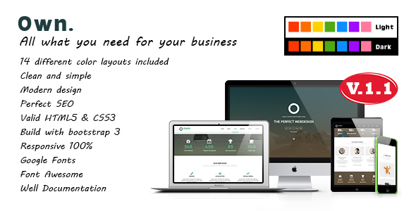Own - Multipurpose OnePage Template