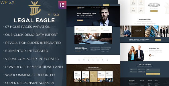Legal Eagle | Law Firm and Business WordPress Theme listing image