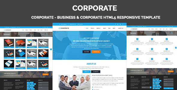 Corporate - Business & Corporate HTML5 Responsive Template product preview