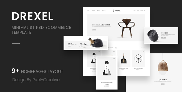 Drexel - PSD Ecommerce Templates