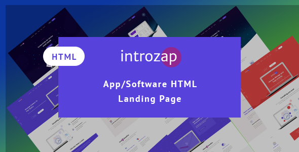 IntroZap: App/Software Landing Page