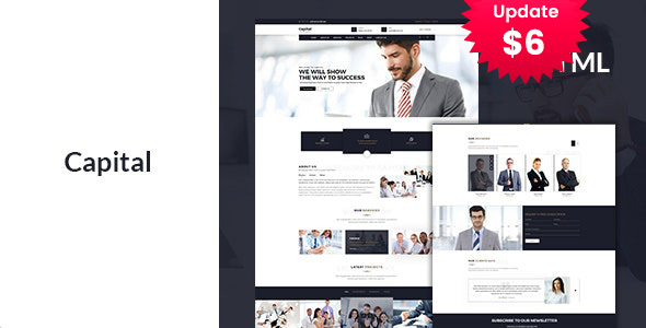 Finance - Business Consulting and Professional Services HTML Template product preview