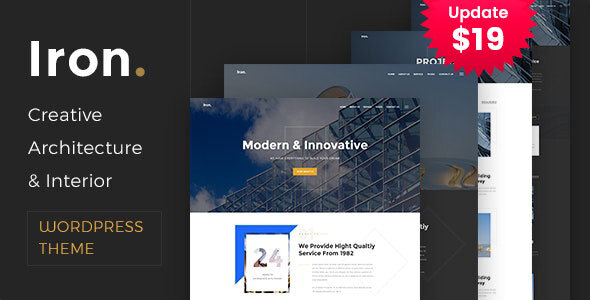Iron - Architecture, Interior and Design WordPress Theme