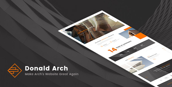 Donald Arch - Responsive Architecture HTML5 Template product preview