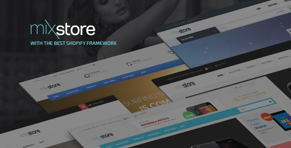 Product preview supplied for Ap Mixstore Shopify Theme