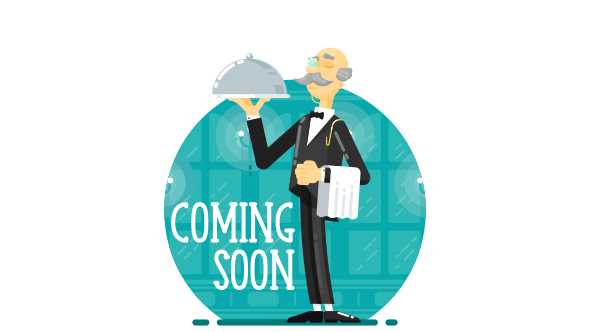 Preview image for SVG Coming SoonUnder Construction Creative Page - Waiter