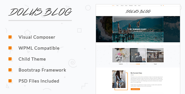 Preview image for Dolus - Blog WordPress Theme