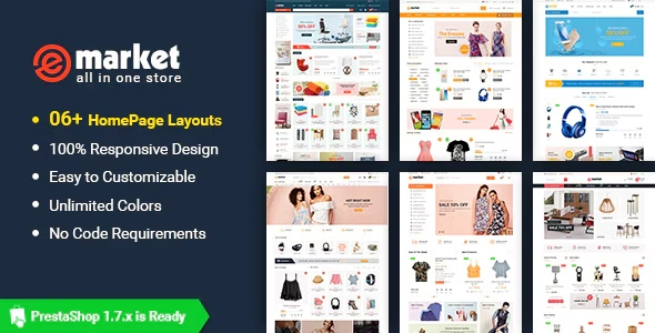 eMarket - Premium Responsive PrestaShop 1.7 Theme