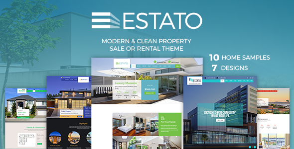 Single Property Real Estate WordPress Theme - Estato product preview