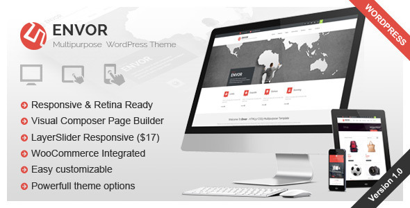 Preview image for Envor - Fully Multipurpose WordPress Theme