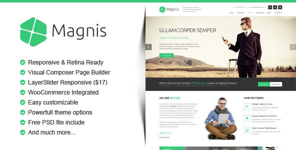 Preview image for Magnis - Corporate Multipurpose WordPress Theme