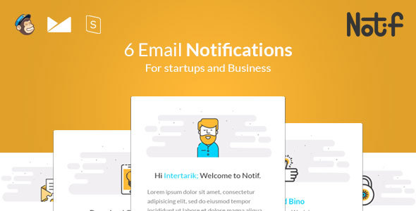 Preview image for Notif - Email Notifications templates
