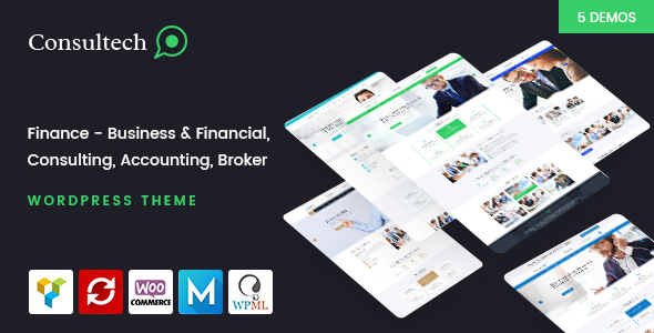 Preview image for Consultech | Consulting WordPress Theme