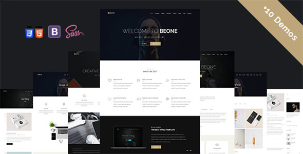 Béone - Creative Multi-Purpose Template product preview