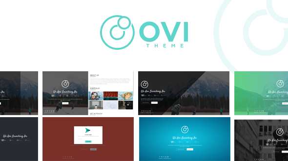 Preview image for Ovi - Creative Coming Soon Template