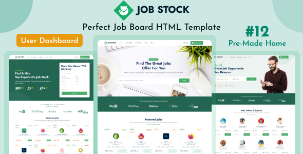 Job Stock - Responsive Job Board HTML Template