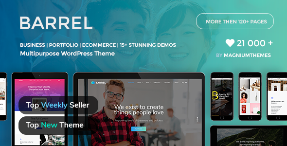 Barrel - Creative Corporate Business Responsive Multi-Purpose WordPress Theme product preview
