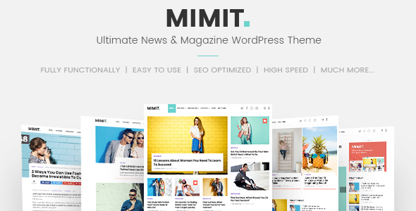 Mimit - Ultimate News & Magazine WordPress Theme listing image