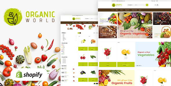 Organic Farmer Shop Shopify Theme