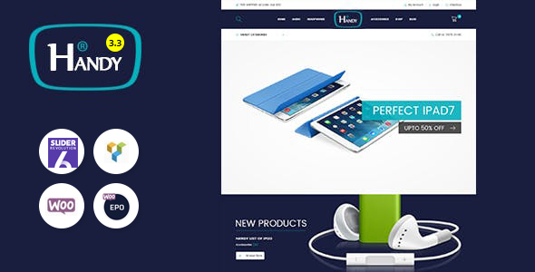 Handy Shop - Digital RTL Responsive WooComerce WordPress Theme product preview