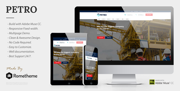 Petro - Industrial Muse Template