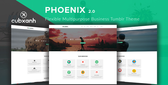 Phoenix - Flexible Multipurpose Business Tumblr Theme