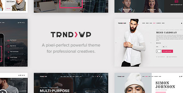 Preview image for Trendy - Creative Multi-Purpose WordPress Theme