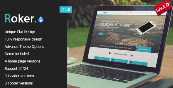 Roker - Corporate And Creative Multi Purpose Drupal 7.6 Theme