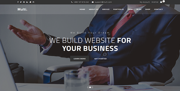 Preview image for Multi - Onepage Business Template