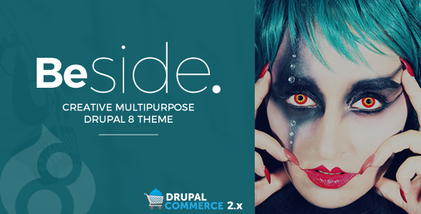 Product preview supplied for Beside Creative Multipurpose Drupal 8.7 Theme