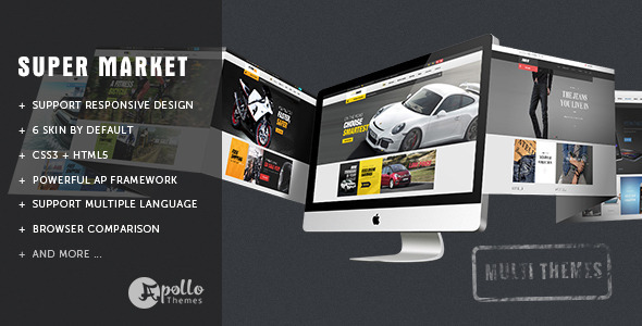 Ap SuperMarket - Shopify Responsive Theme listing image