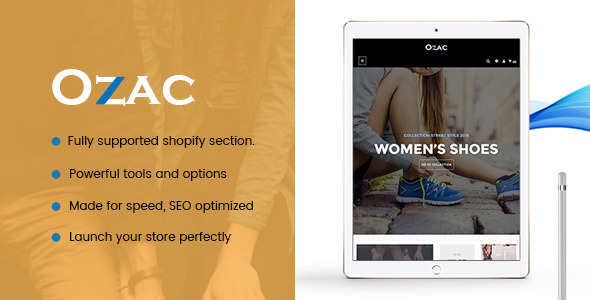 Preview image for Ap Ozac Sections Shopify Theme