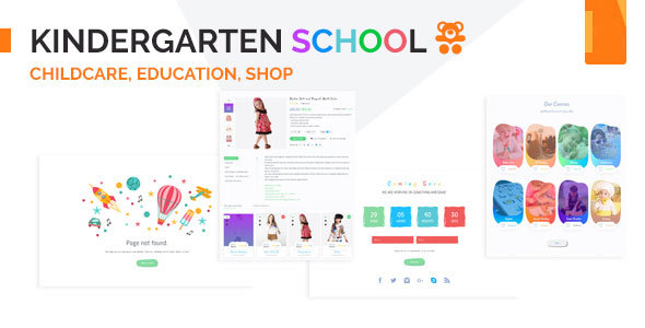 Kindergarten - School & Education Institute HTML Template product preview