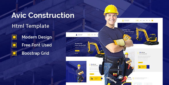 Avic - Construction Building Company product preview