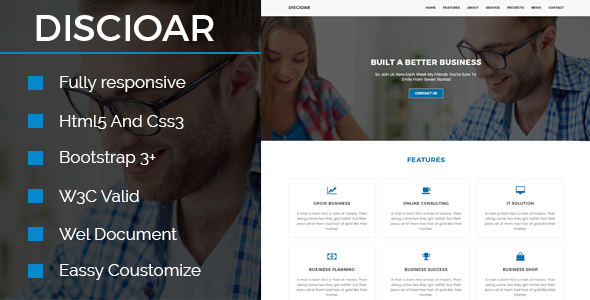 Discioar-Agency Html Template