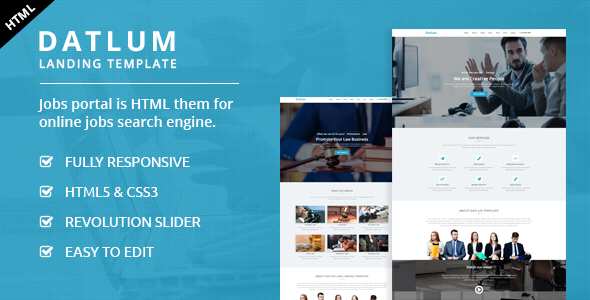 Datlum - Multipurpose Landing Page