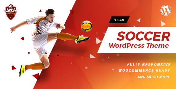 Soccerclub | Sports Club WordPress Theme product preview