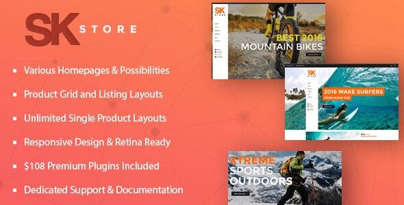 Product preview supplied for SK Store -  Responsive WP theme for Sport and Athletes