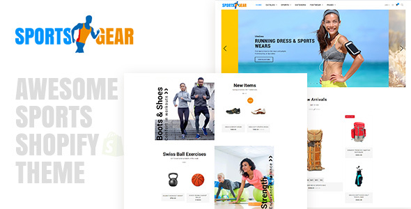 Sports Gear - Shopify Theme