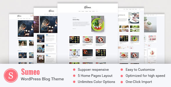 Preview image for Sumeo - Blog WordPress Themes