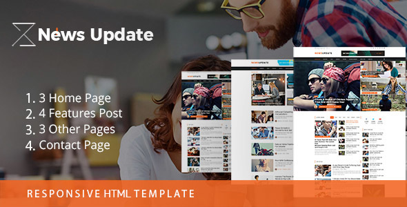 News Update || Newspaper Blog Template