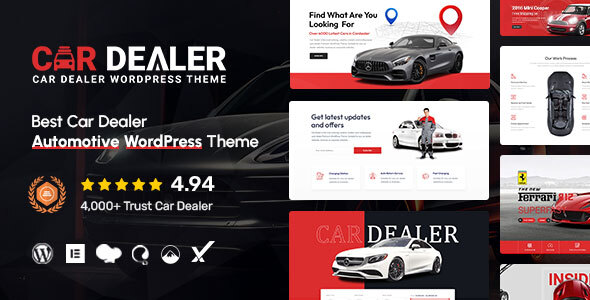 Car Dealer - Automotive Responsive WordPress Theme product preview