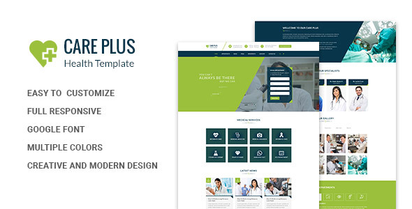Health CarePlus - Medical Html Template listing image